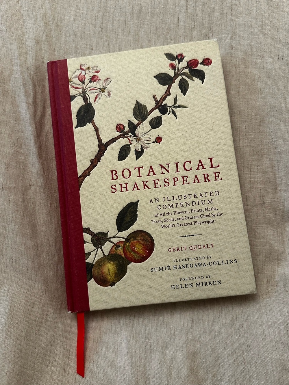 Botanical Shakespeare An Illustrated Compendium Flowers Fruits Herbs Hardcover